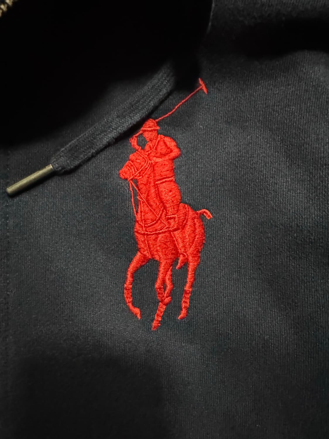 폴로 랄프로렌 체크 빅포니 후드집업 상품이미지3