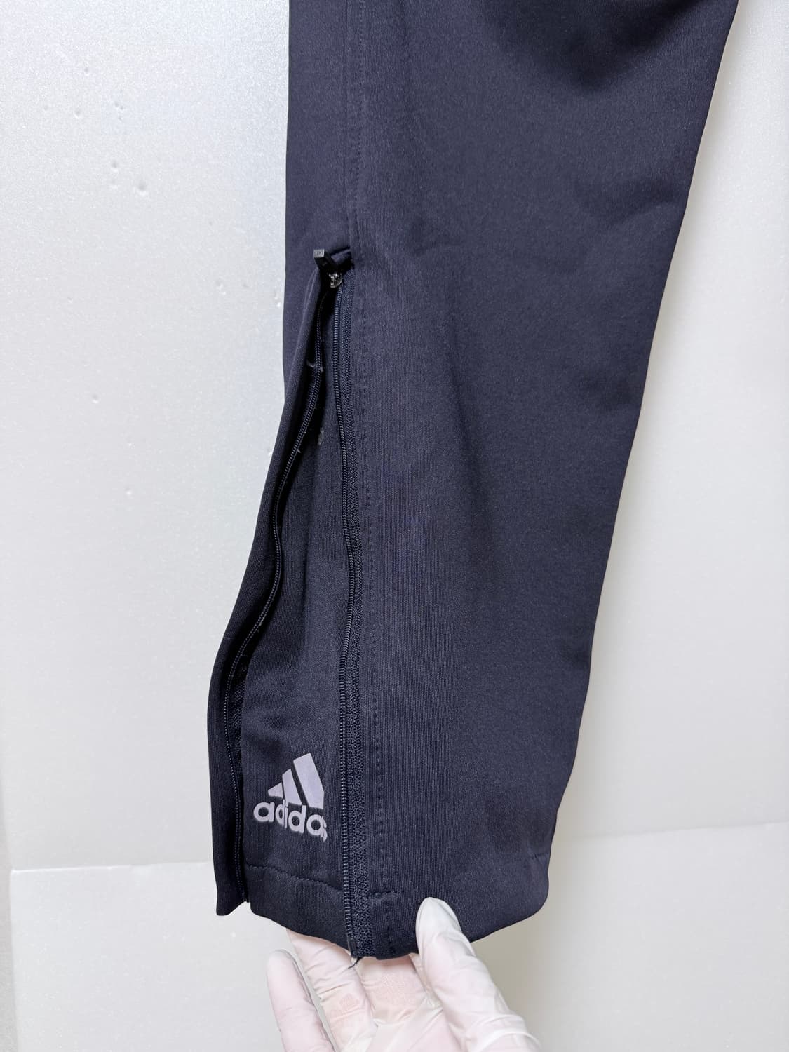 아디다스(adidas) 삼선 트랙팬츠 네이비 밑단지퍼 데일리 상품이미지5