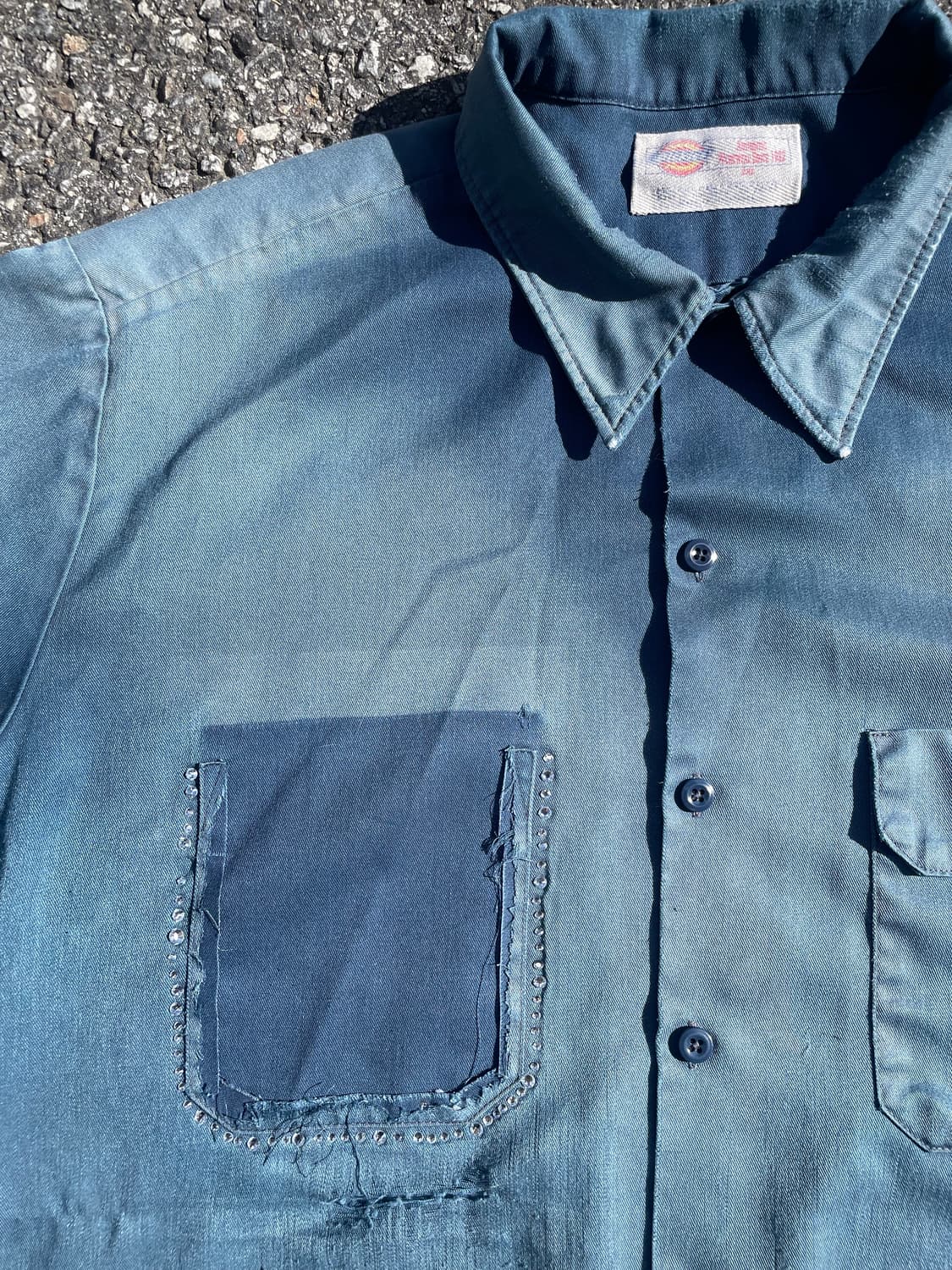 Vintage dickies diamond 워크 셔츠 상품이미지2