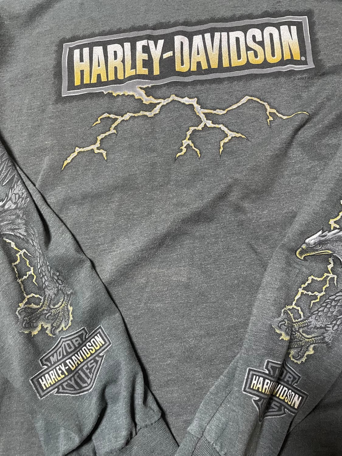 할리데이비슨 라이트닝 롱슬리브 상품이미지2