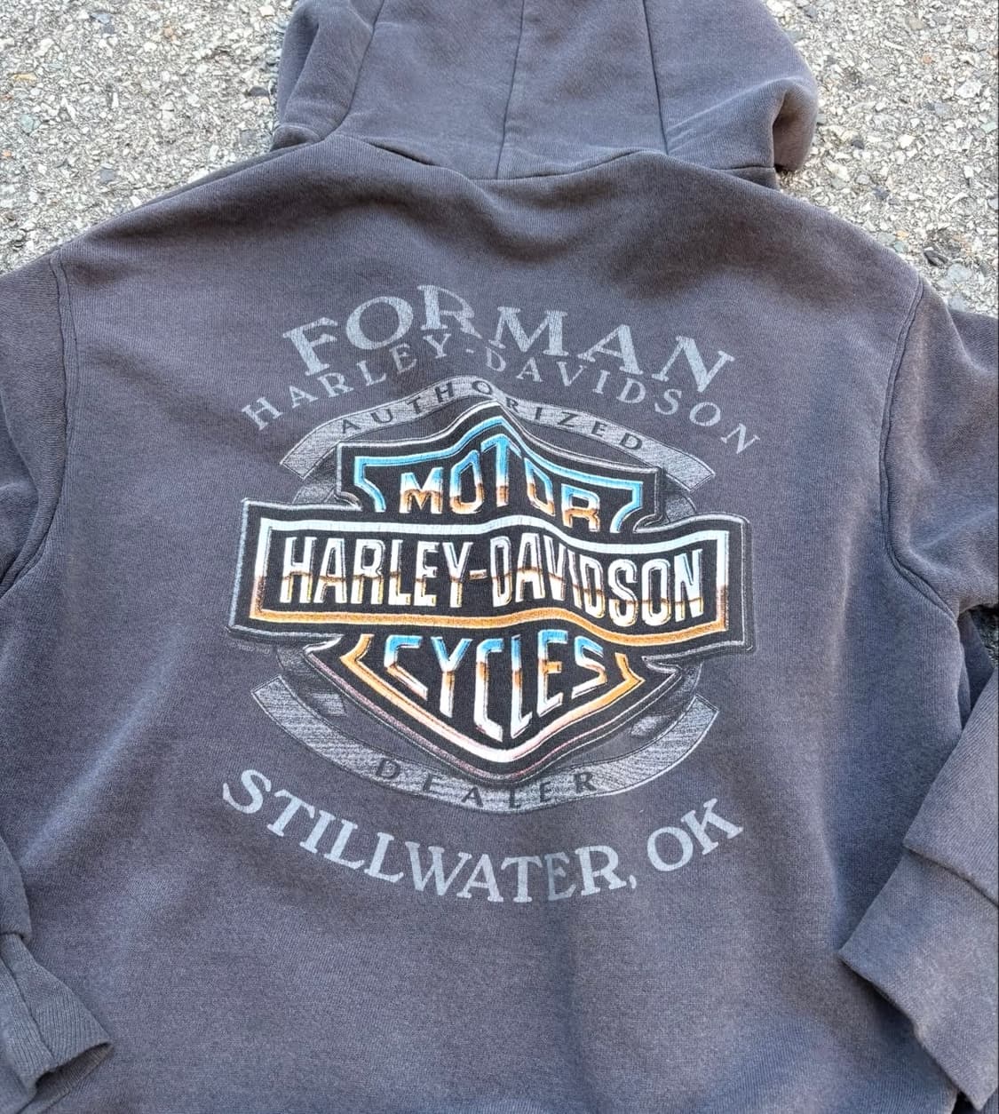 할리데이비슨 플레임 100주년 후드집업 상품이미지4