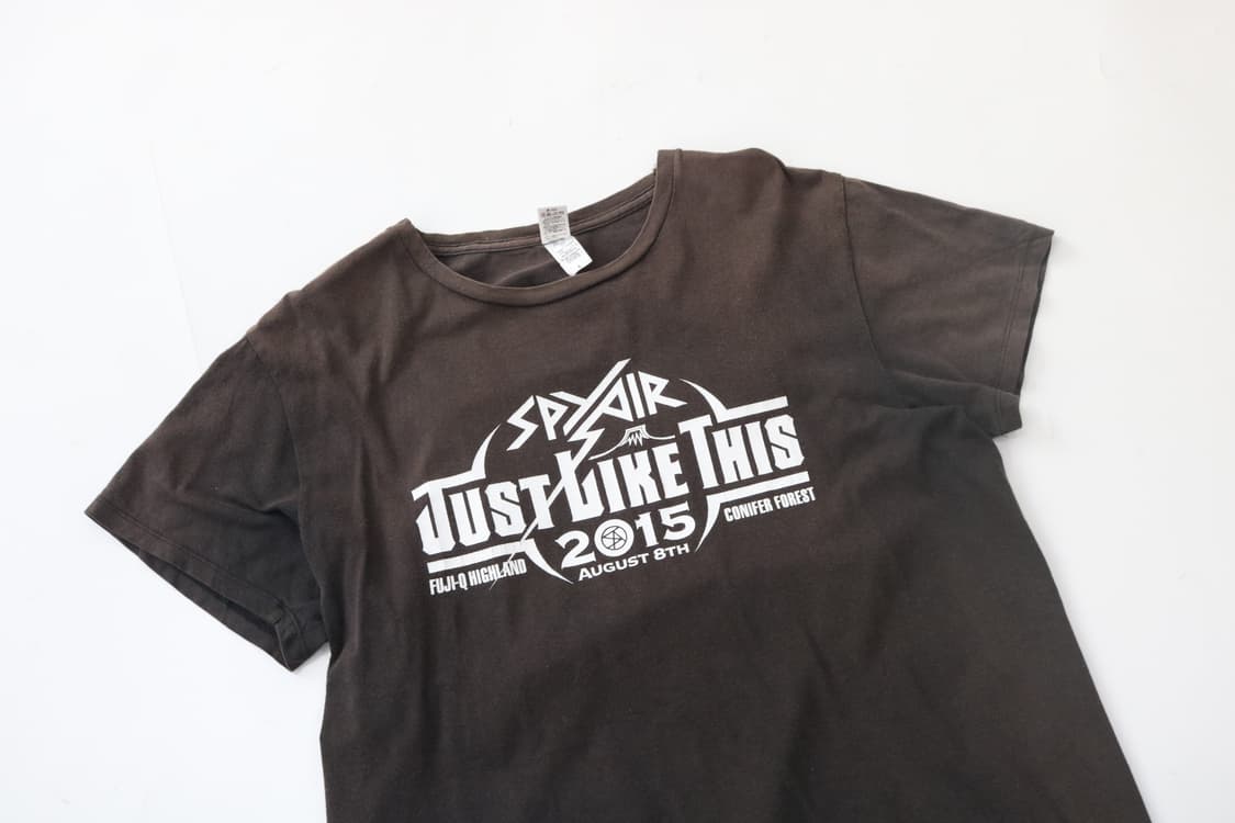 스파이에어 2015 JUST LIKE THIS 공식 굿즈 반팔티셔츠 (L 상품이미지3