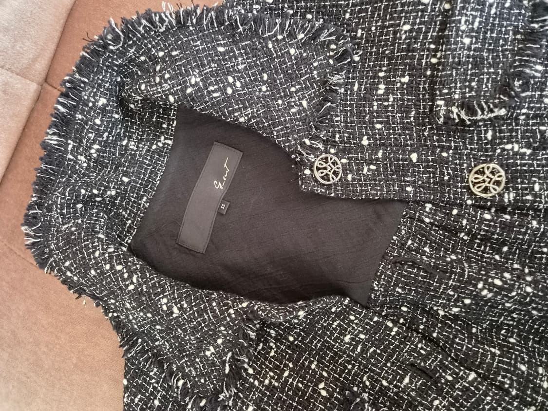 지컷 Gcut 여성 트위드루즈핏자켓 55사이즈 상품이미지6