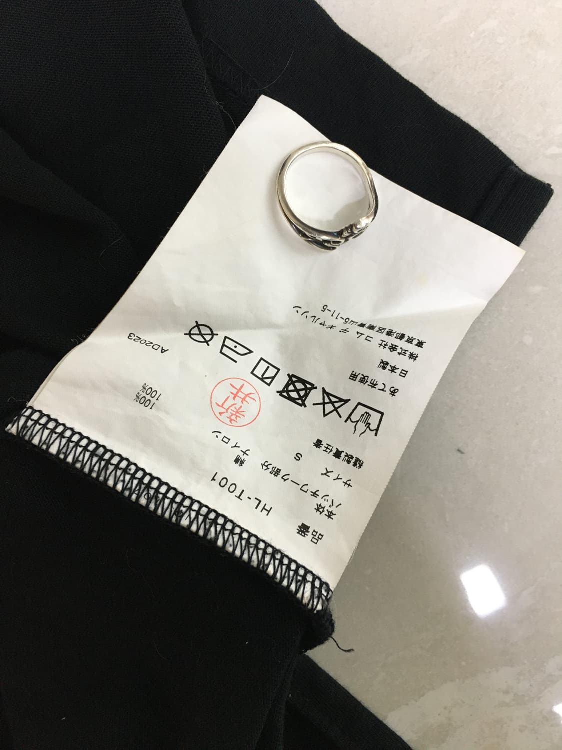 23SS 꼼데가르송 옴므 MA-1 패치워크 티셔츠  상품이미지8