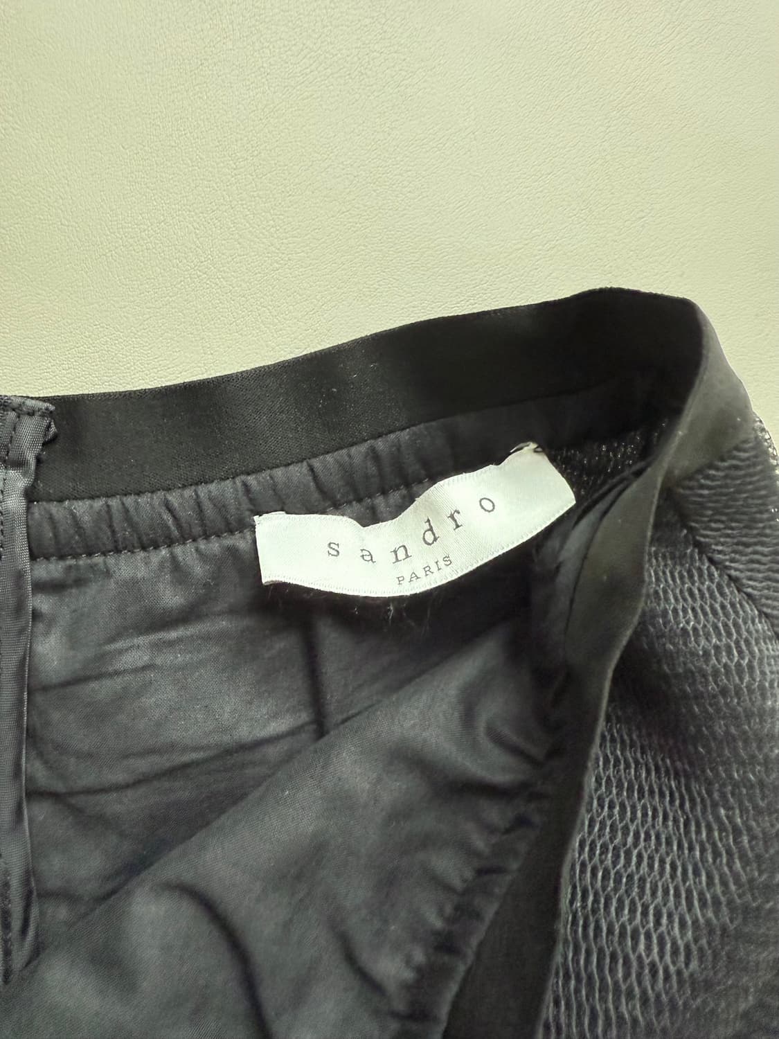 [1회착용] 산드로 아름다운여인의 블랙 플레어 스커트 치마 한섬 상품이미지2