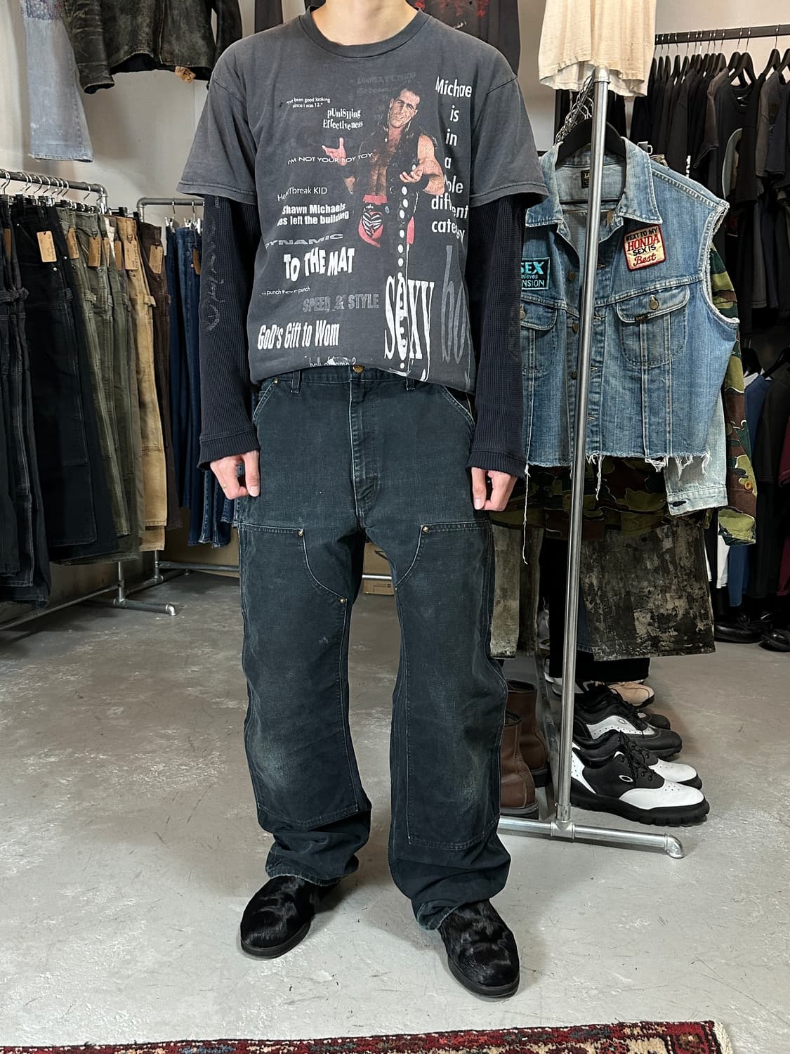 OG USA Made 칼하트 B01 더블니 팬츠 칼하트 썩블니 상품이미지4