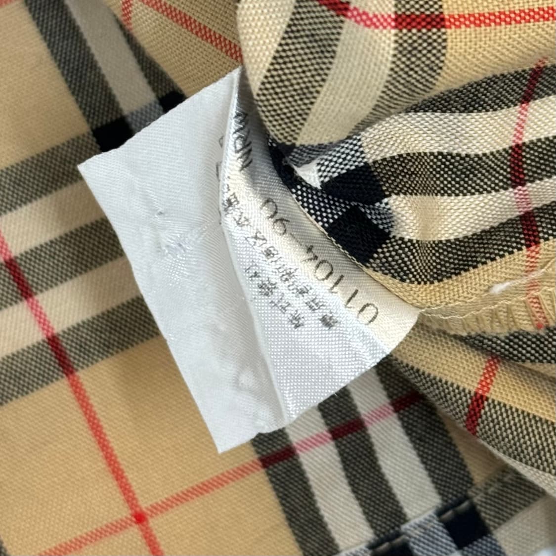 버버리 체크 셔츠  상품이미지5