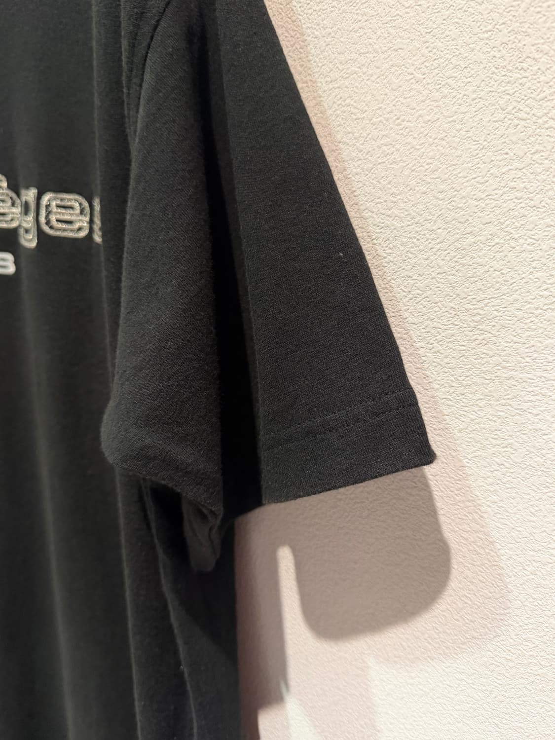 Courreges Paris Logo Black Tee 상품이미지4