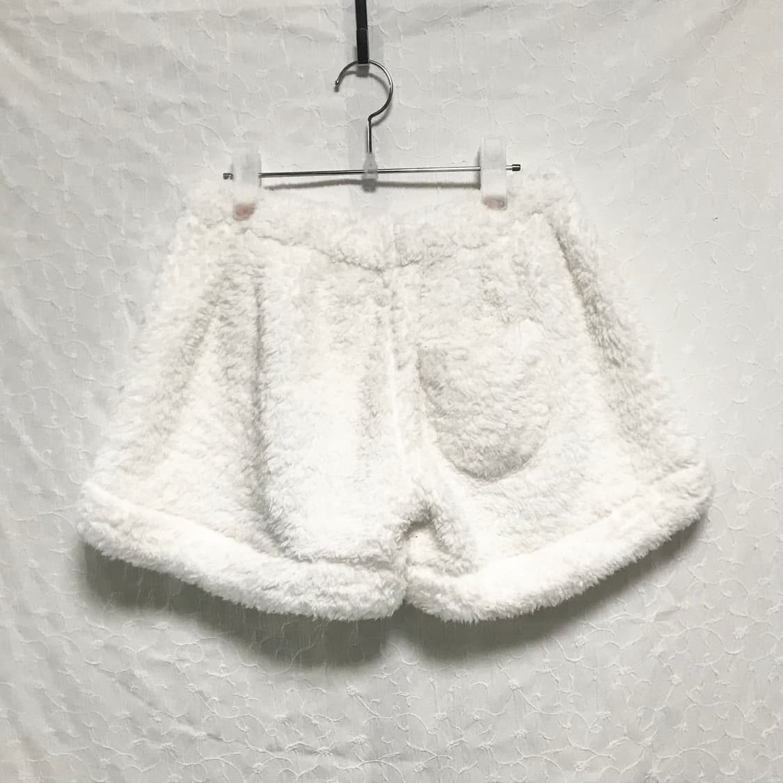 빈티지 너드 모리 후리스 퍼 숏팬츠 반바지 상품이미지2