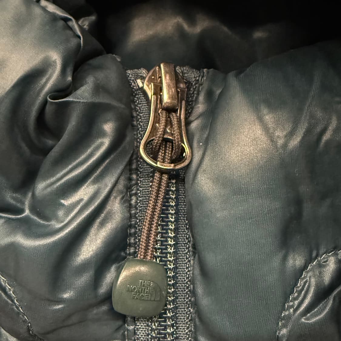[정품/S] 노스페이스 후드 패딩 블루 b19 상품이미지7