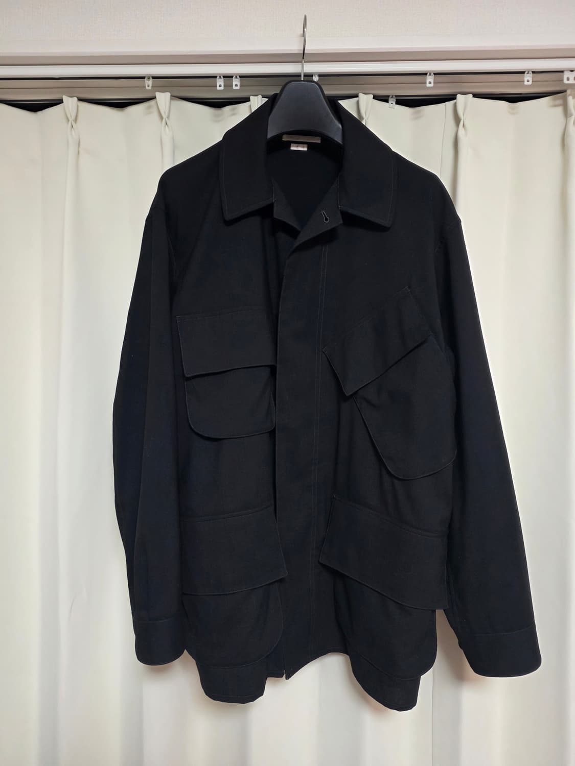 blurhms wool voile beacon jacket 네이비 4 상품이미지2