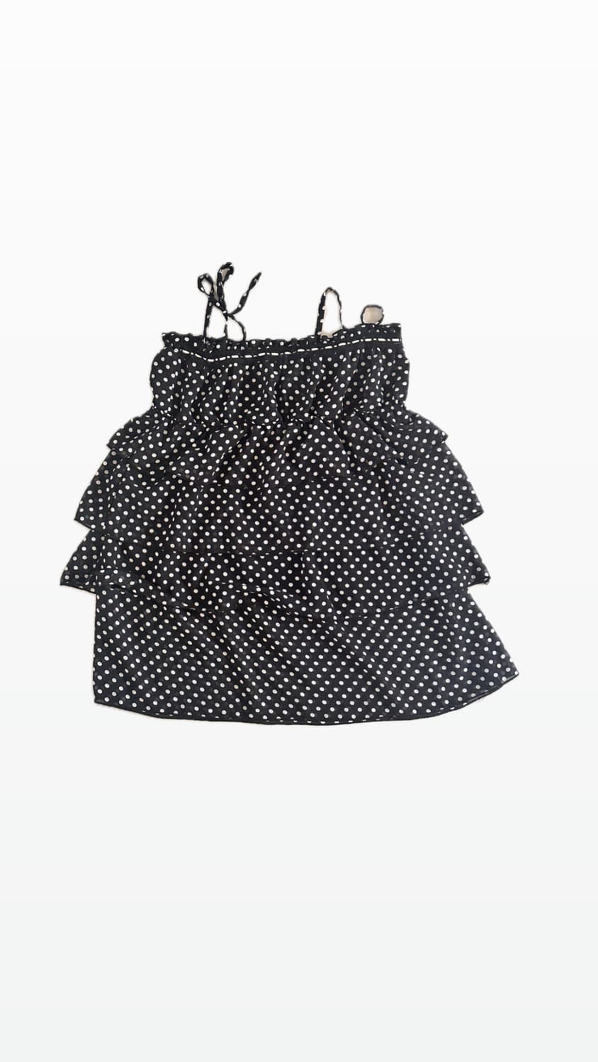 Tralala 도트 캐미솔 슬리브리스 오네갸루 히메갸루 베메클 리즈리사 상품이미지1