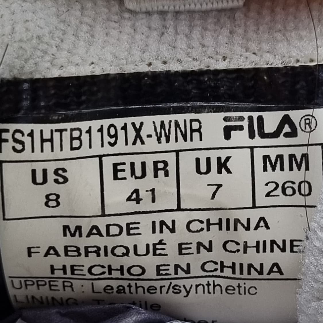 휠라 디스럽터2 남성운동화260  상품이미지6