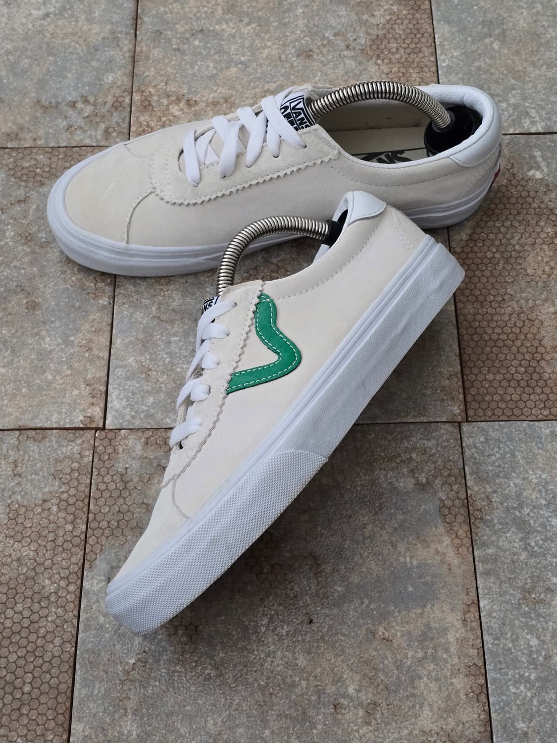 (245)반스 스포츠 스웨이드 마쉬멜로우 그린 상품이미지3