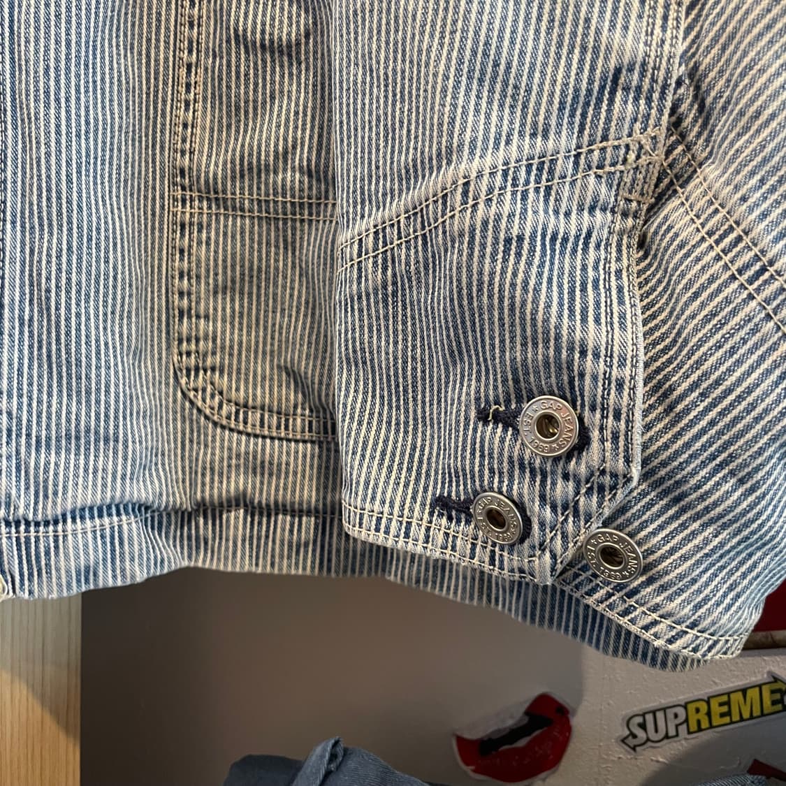 00s 갭 히코리 워크자켓 3XL 상품이미지6