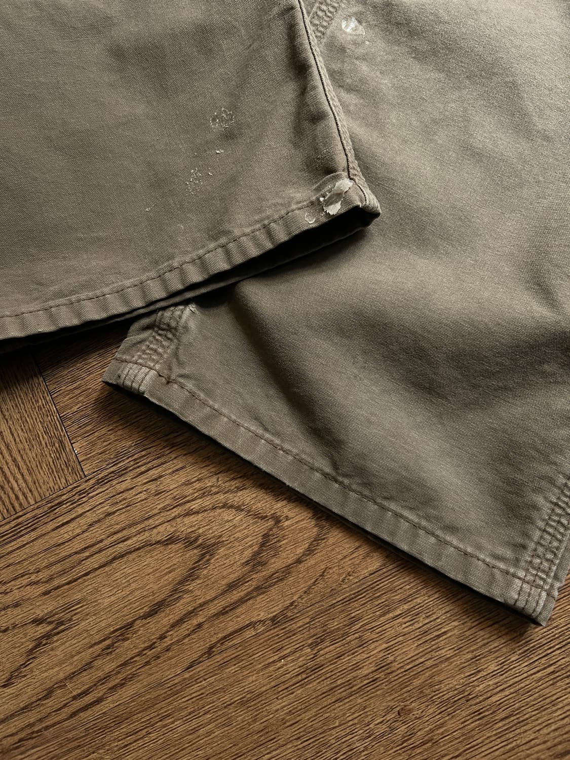 [32]칼하트 USA 더티워싱 라이트브라운 싱글니 카펜터 워크 팬츠 상품이미지6