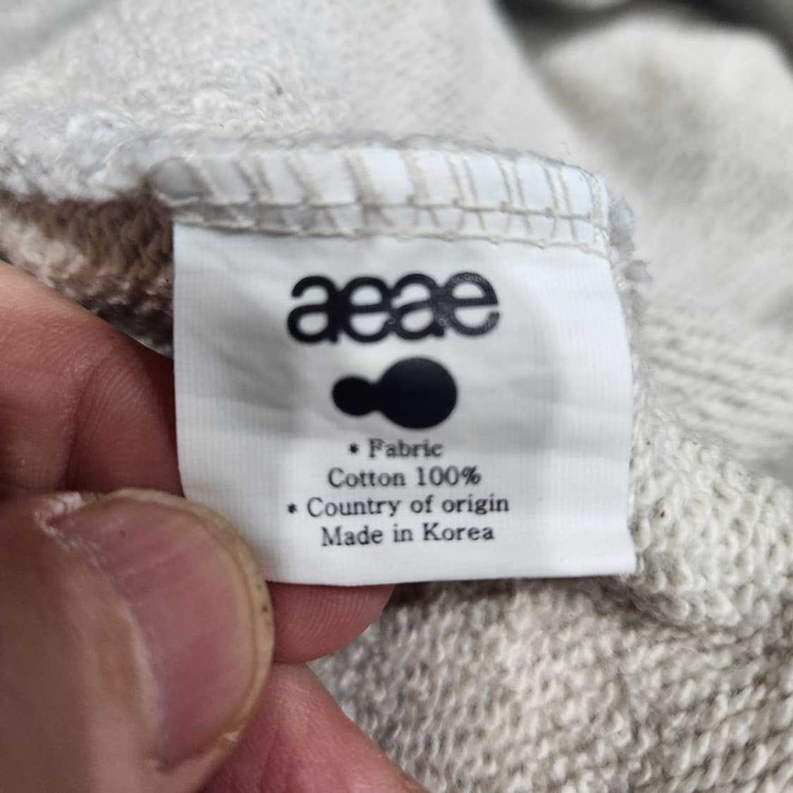 [여F]에이이에이이 오버핏 맨투맨[Y5C-105] 상품이미지9