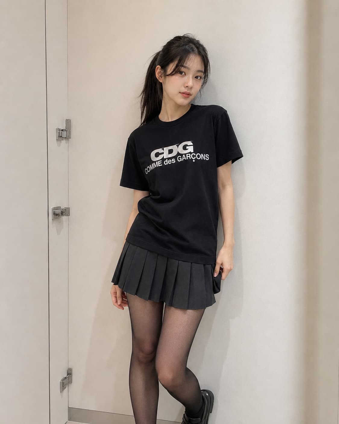 🖤 CDG 로고 반팔티 블랙 M 상품이미지1