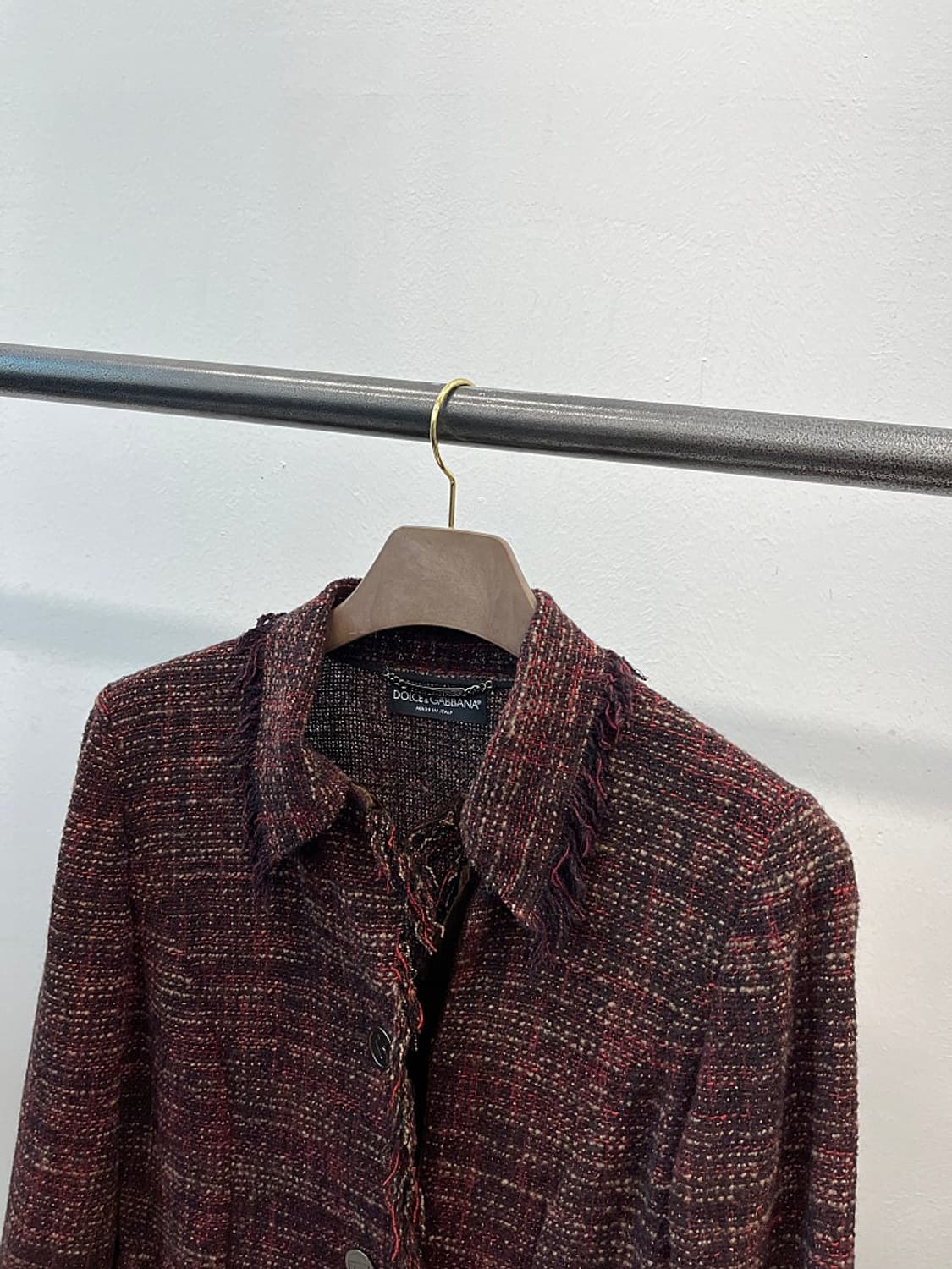 여) 돌체앤가바나 벨벳 트위드자켓  상품이미지2