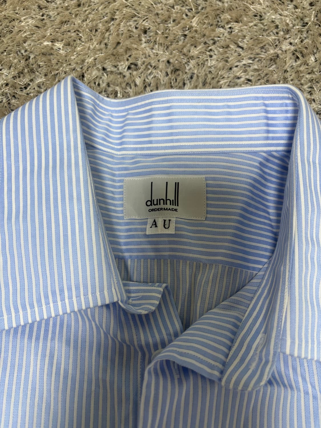 일제 DUNHILL 스트라이프셔츠 사이즈 105-110 상품이미지4