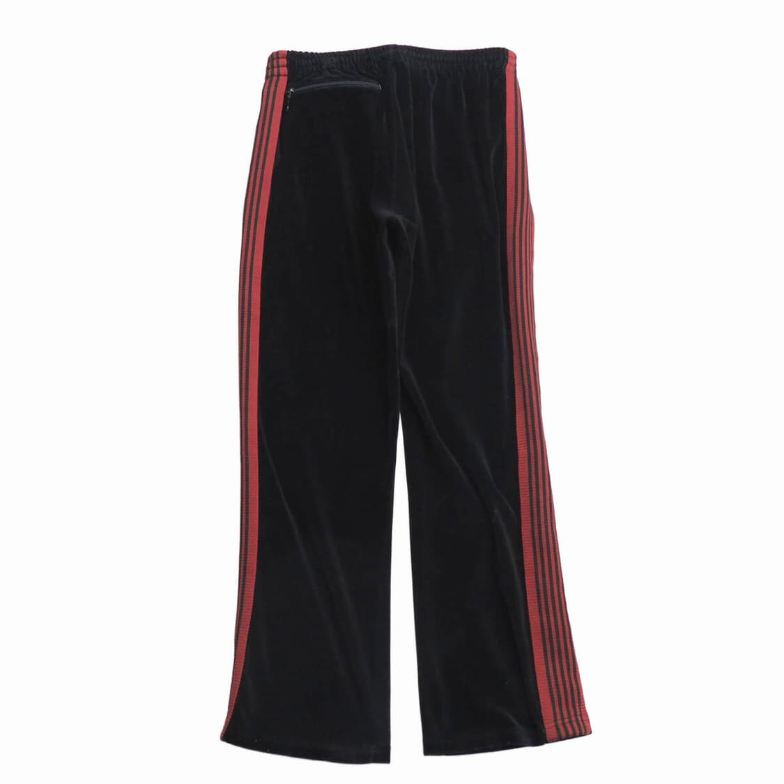 Needles 니들스 벨로아 트랙팬츠 블랙 레드 - M사이즈 상품이미지2