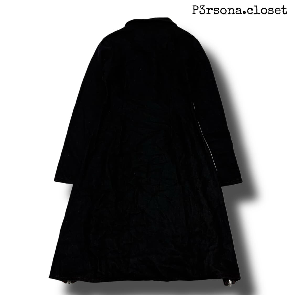 H.naoto wool side zip-up long coat 상품이미지2