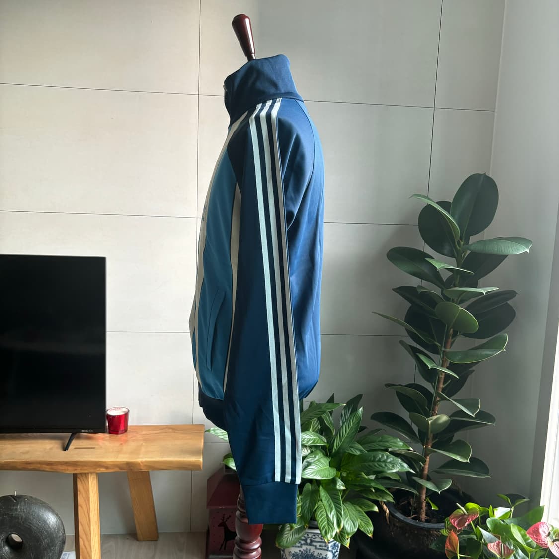 아디다스 트랙탑 자켓 블루/화이트 (레어 컬러+디자인) 상품이미지2