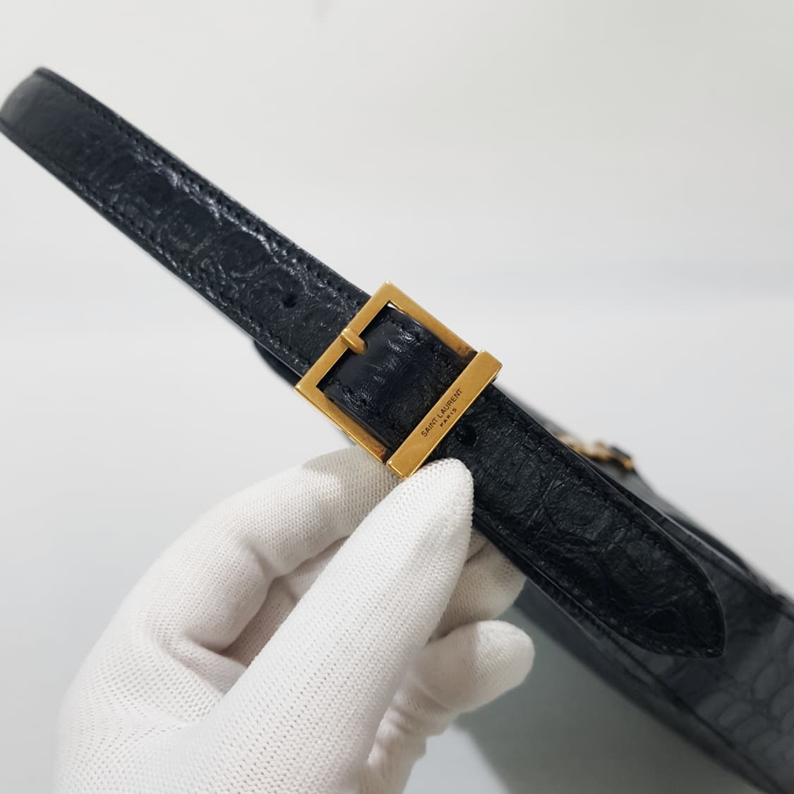 생로랑 크로커 LE 5 A 7 호보백 스몰  상품이미지5