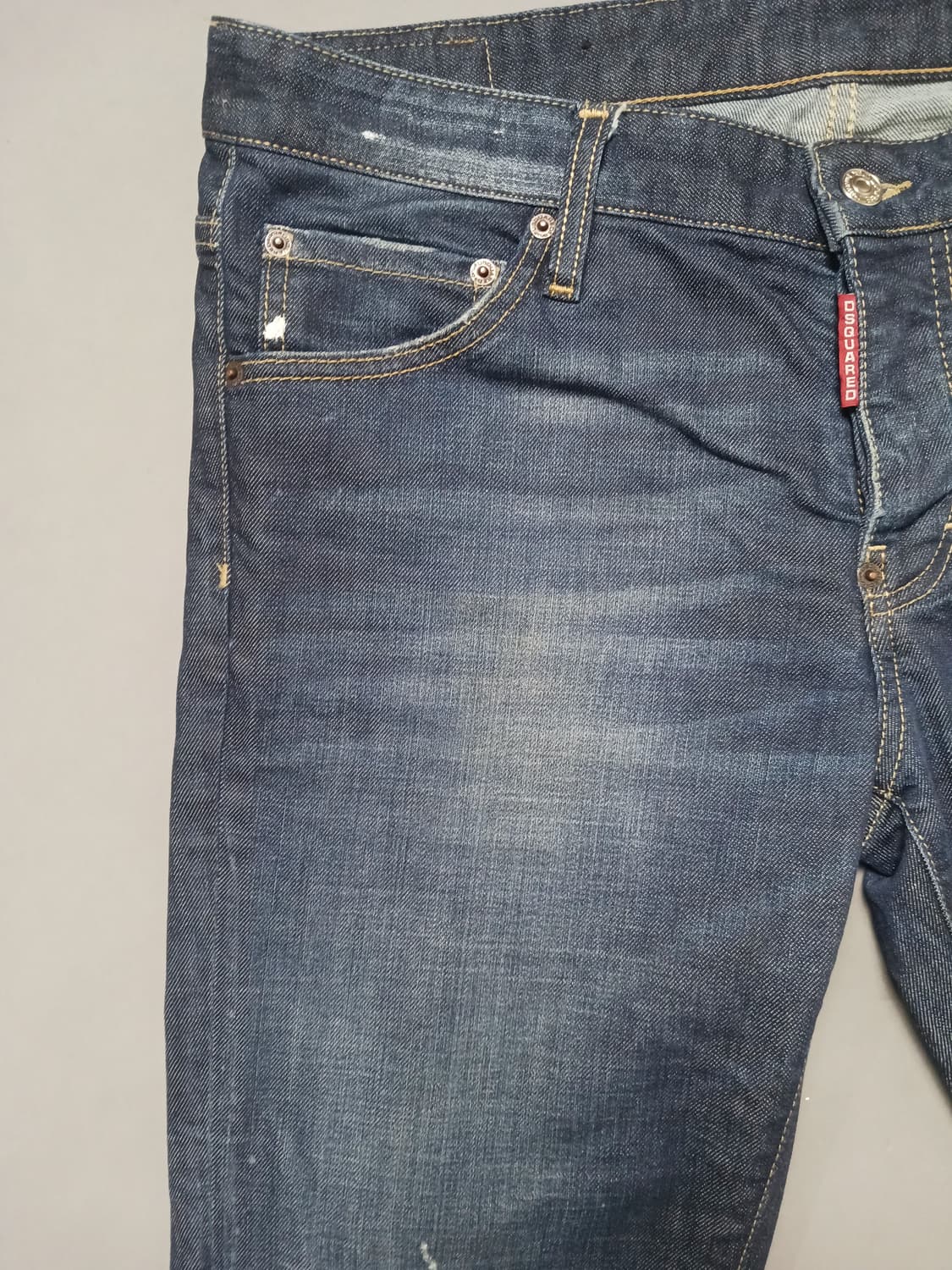 [36] 디스퀘어드2 녹워싱 슬림진 청바지 상품이미지2