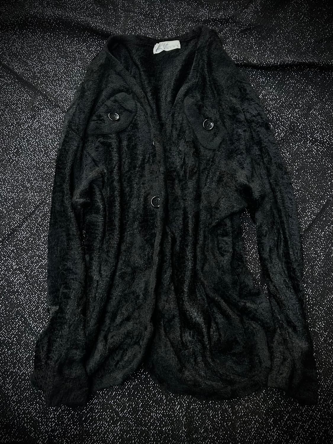 *rare* 1990s 지방시 블랙 버튼 가디건 상품이미지1