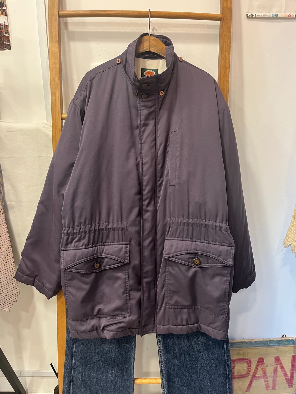 [L] COOL JOE 클래식 빈티지 사파리 자켓 (다크 퍼플) 상품이미지1