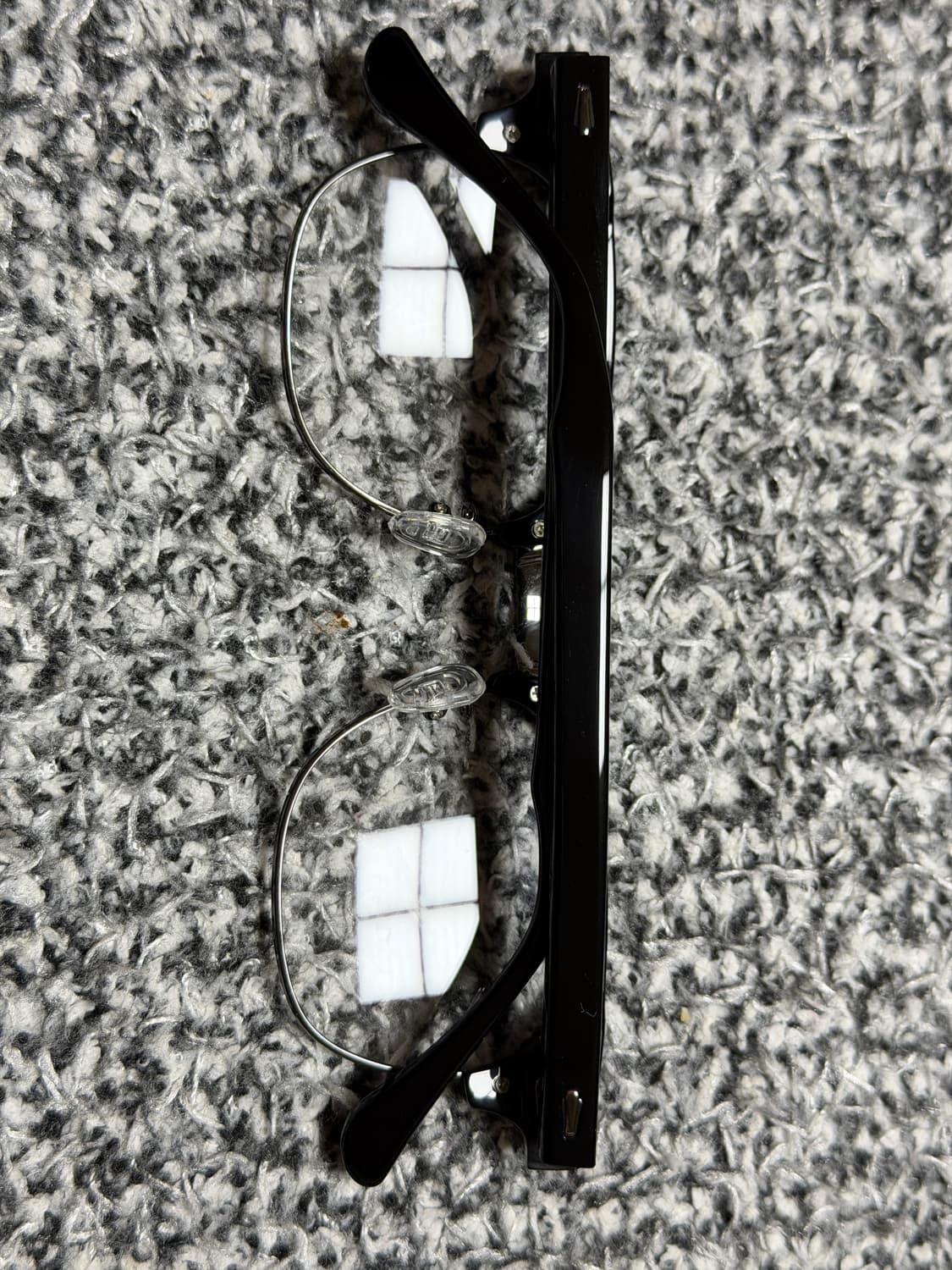 앰버옵티컬 하금테 행크 51사이즈 블랙+다크그레이 판매합니다 상품이미지2