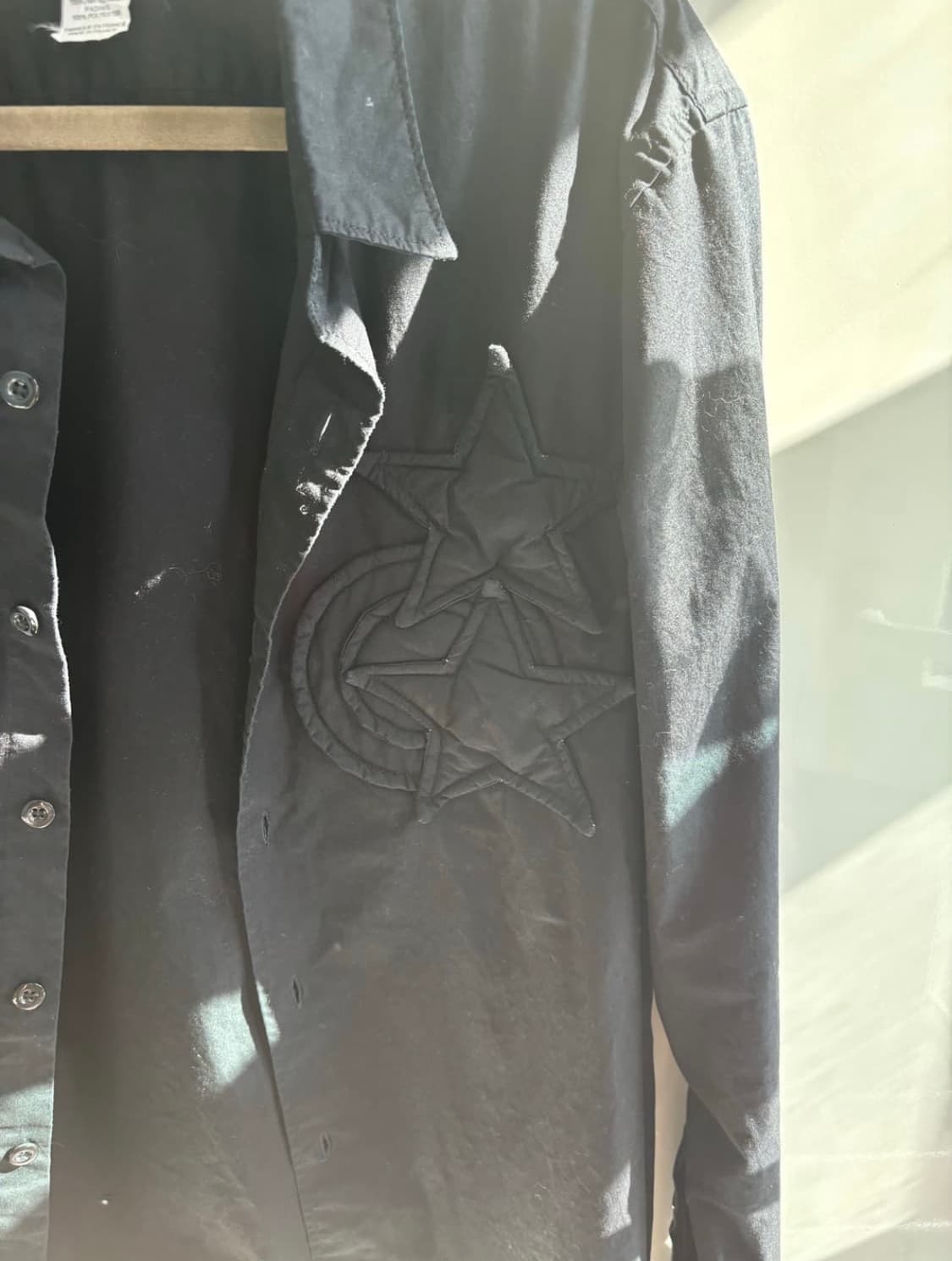 [L] 꼼데가르송 셔츠 스타 패치 셔츠 상품이미지4