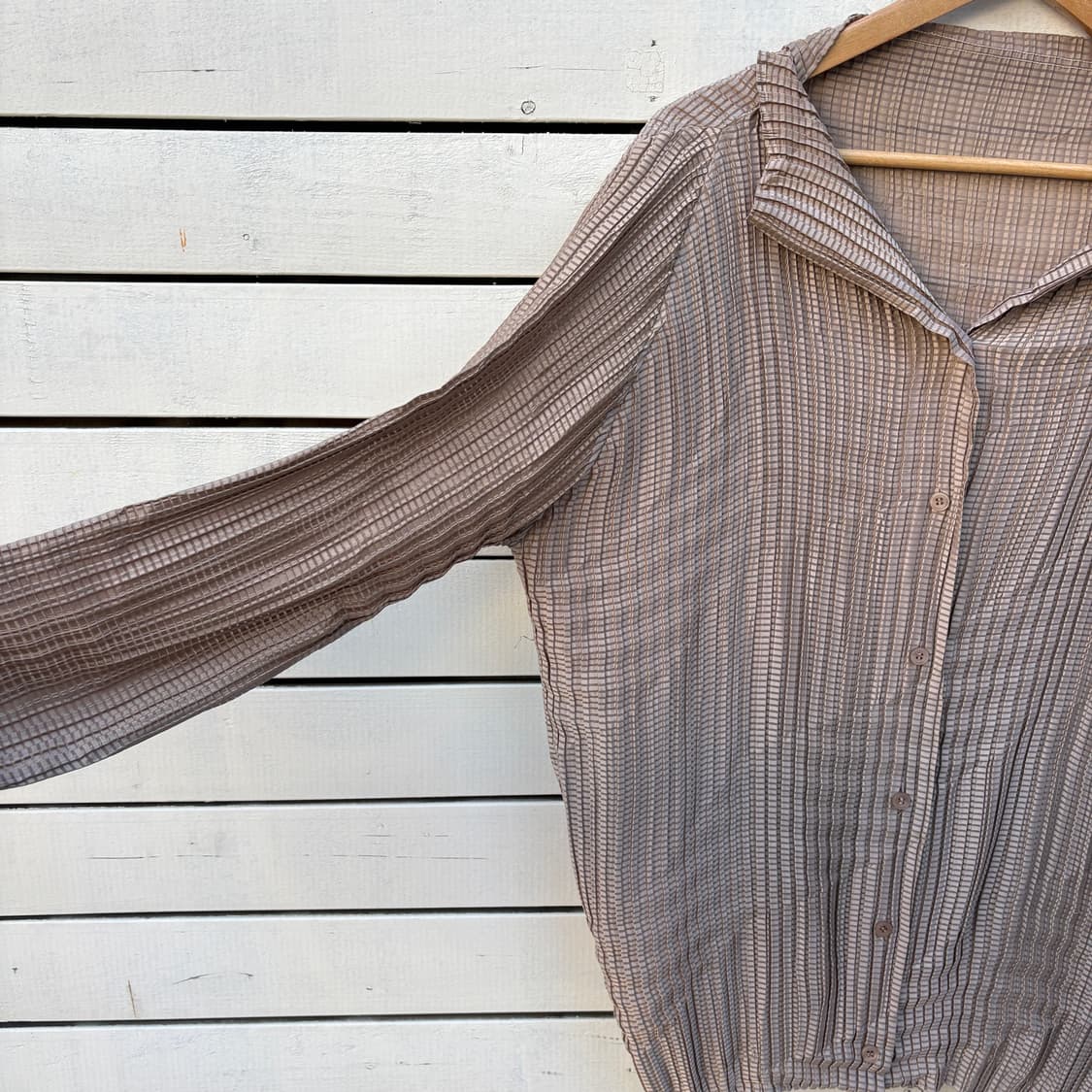 Issey Miyake 이세이미야케 플리츠 셔츠 블라우스 상품이미지4