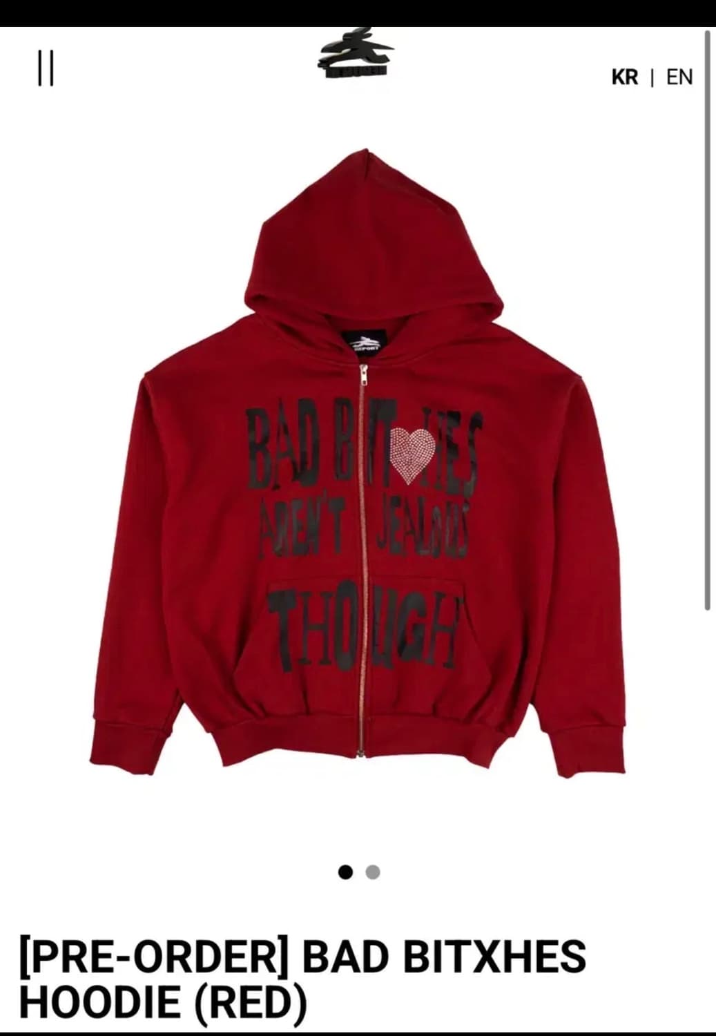 제노리포트 후드집업 상품이미지1