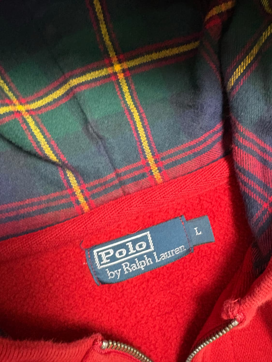 폴로 랄프로렌 후드집업 레드 상품이미지7