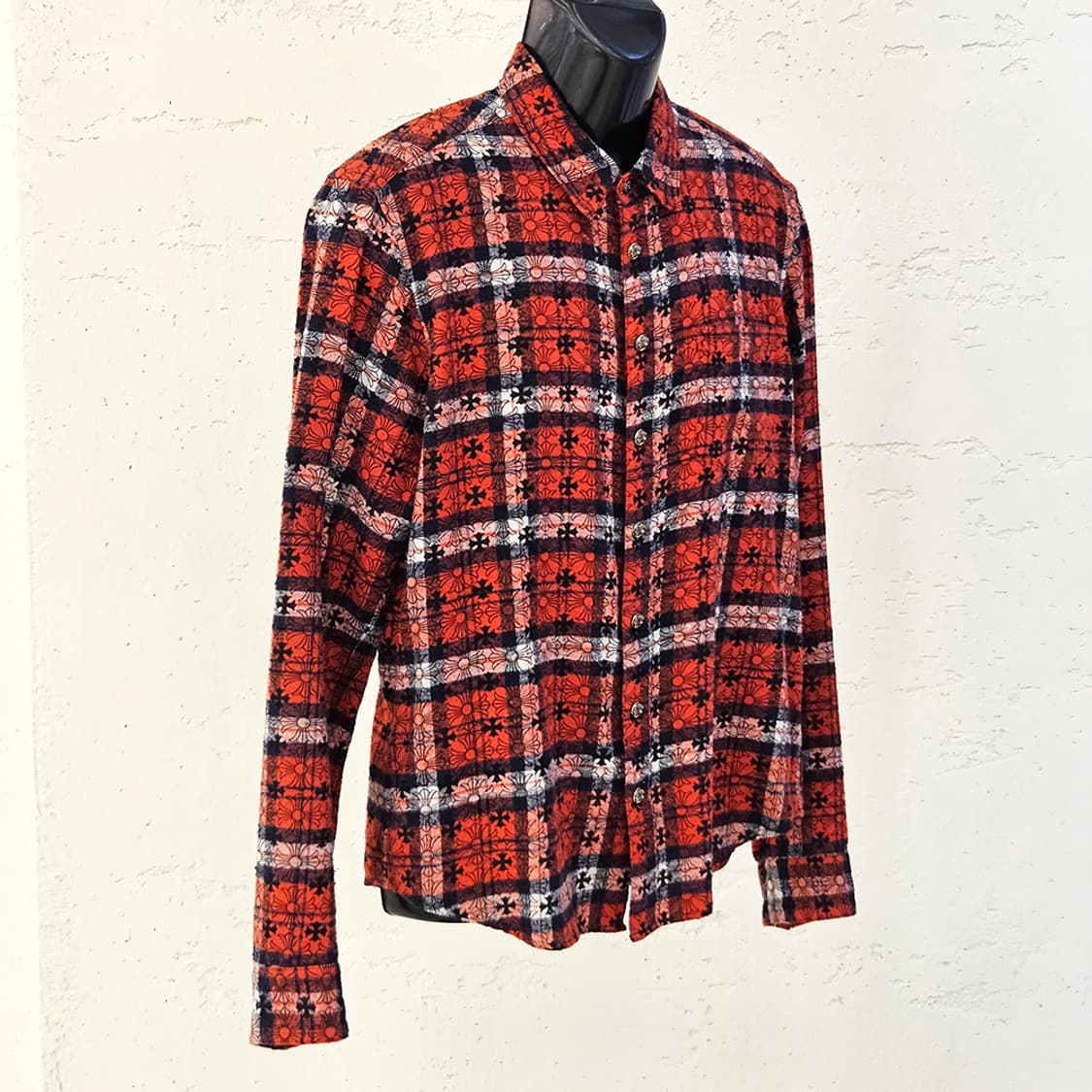 [M] 크롬하츠 루즈앤리스 셔츠 자켓 레드 B1213C175 상품이미지2