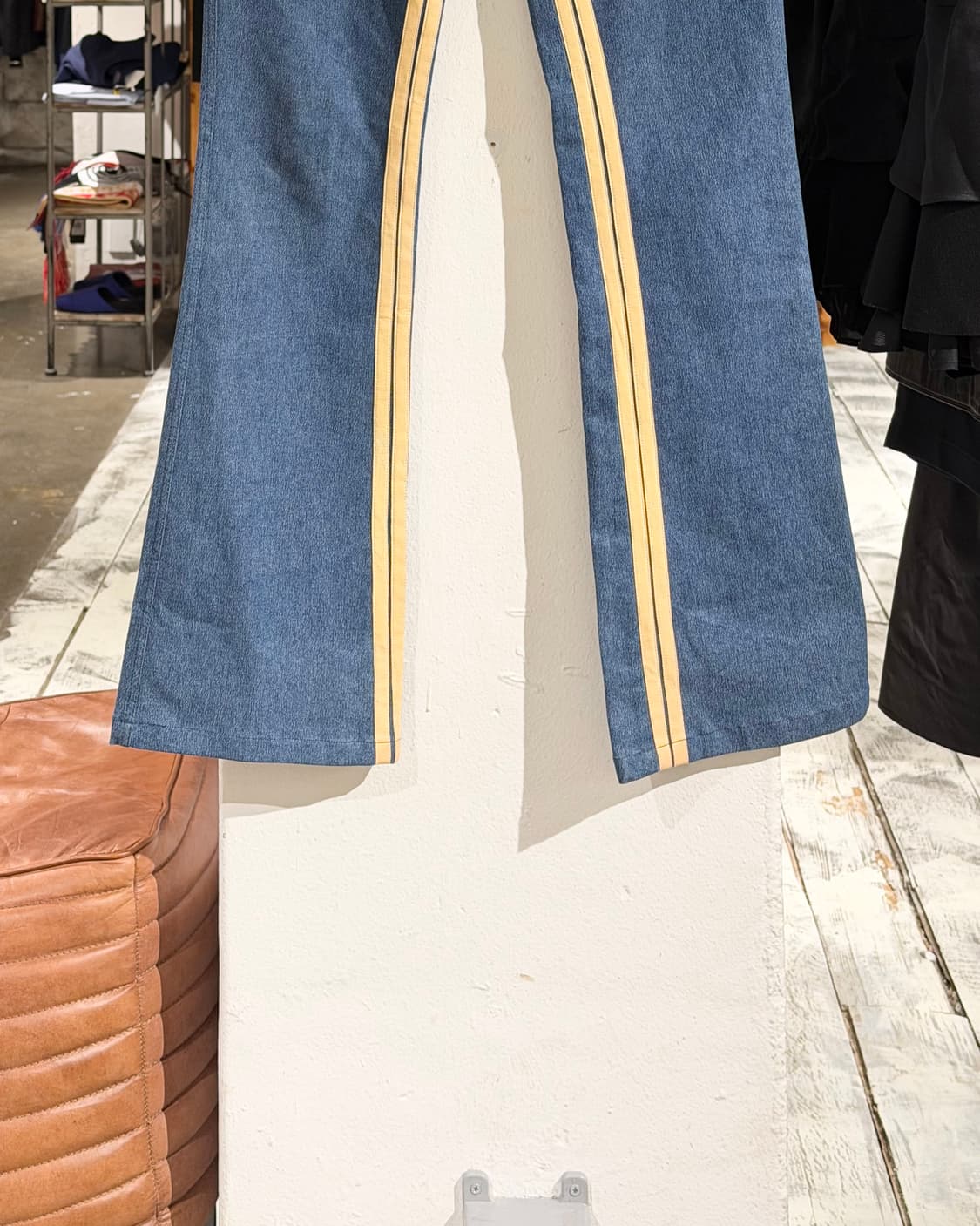 크리스찬 디올 부티크 블루 2002 존 갈리아노 부츠컷 데님 팬츠 상품이미지5