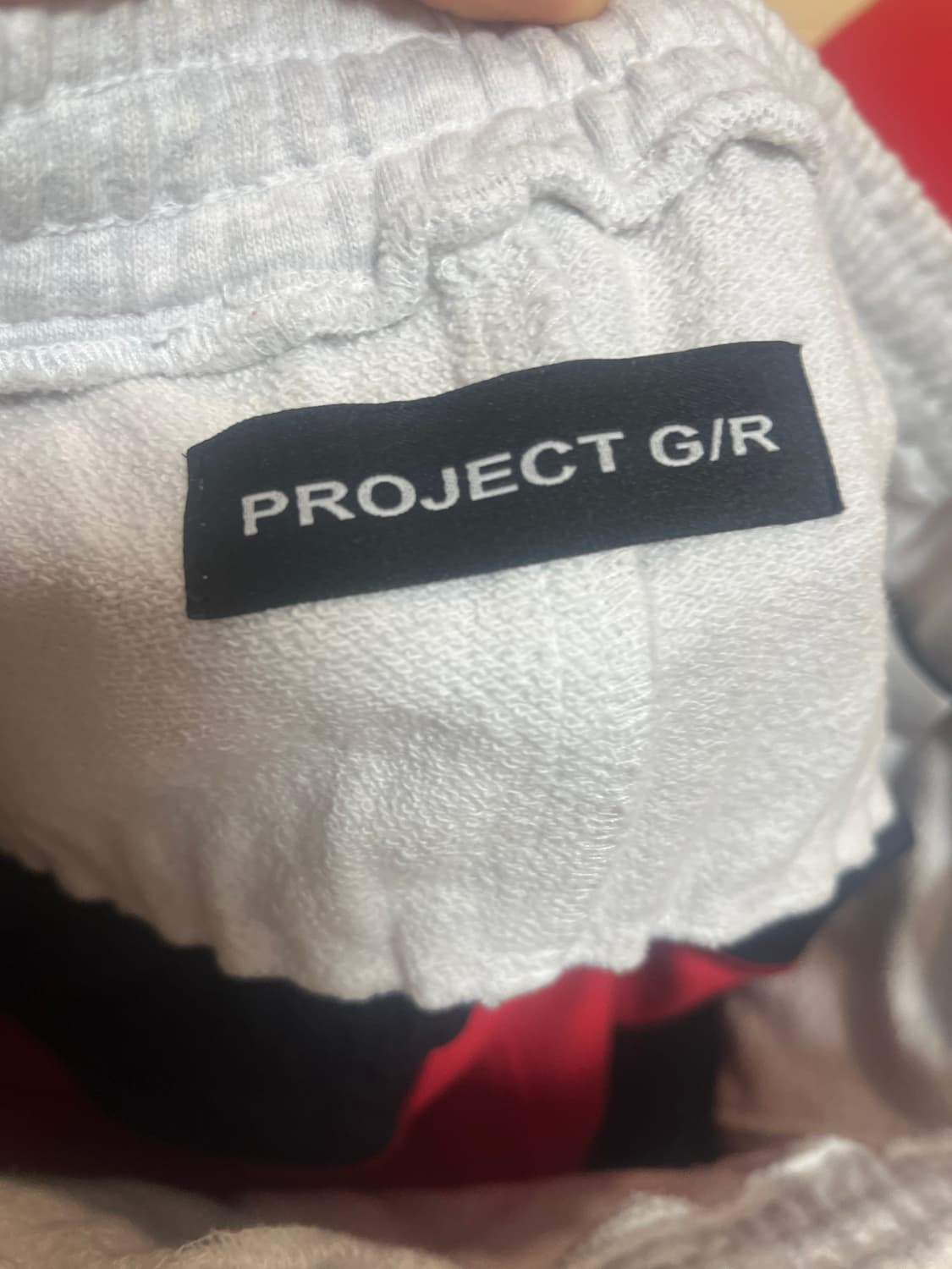 프로젝트 gr 레이어드 팬츠 레드 1 상품이미지4