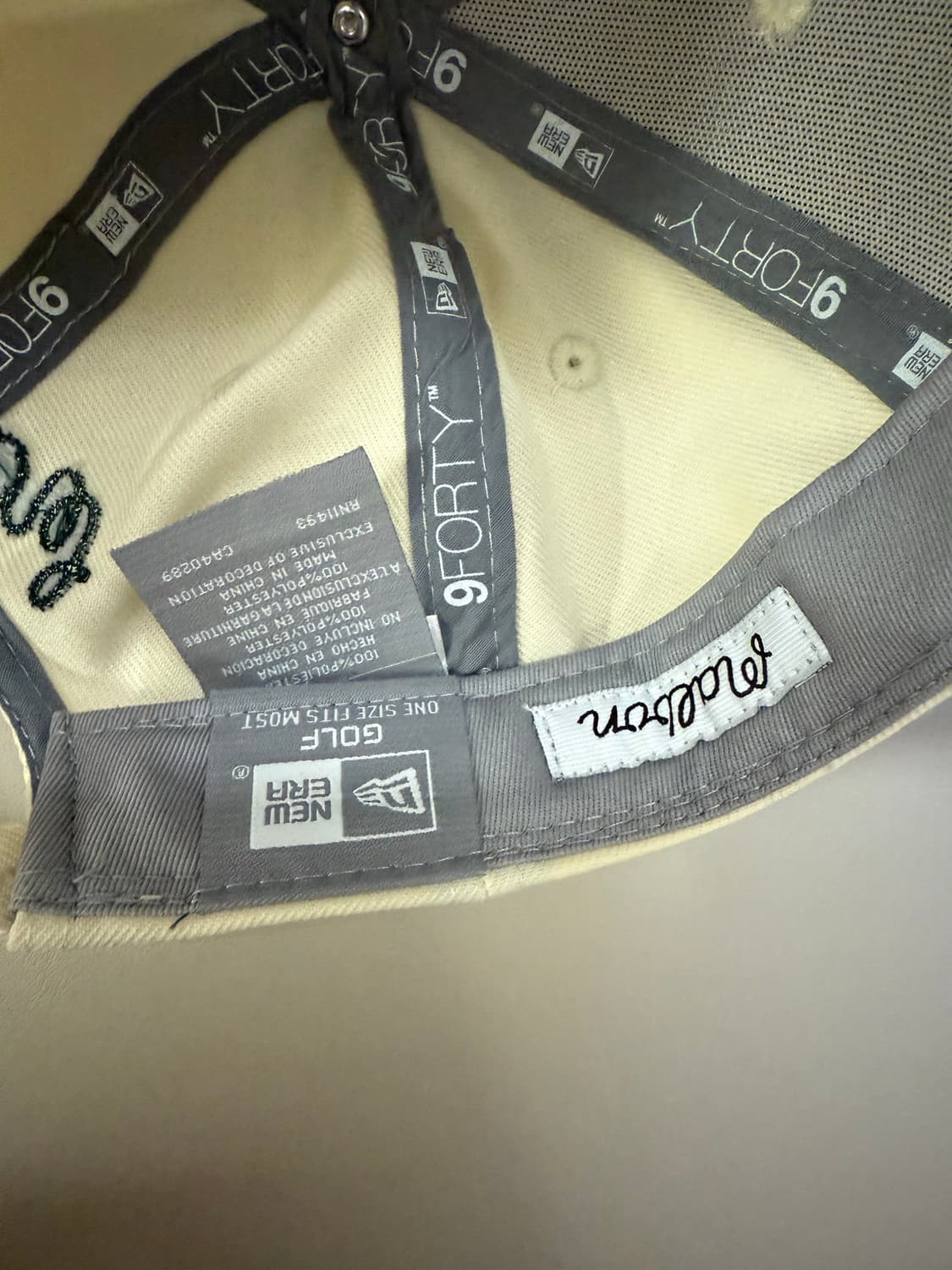 [새상품.정가89,000] malbon 골프모자 베이직 뉴에라 볼캡 말본 상품이미지7