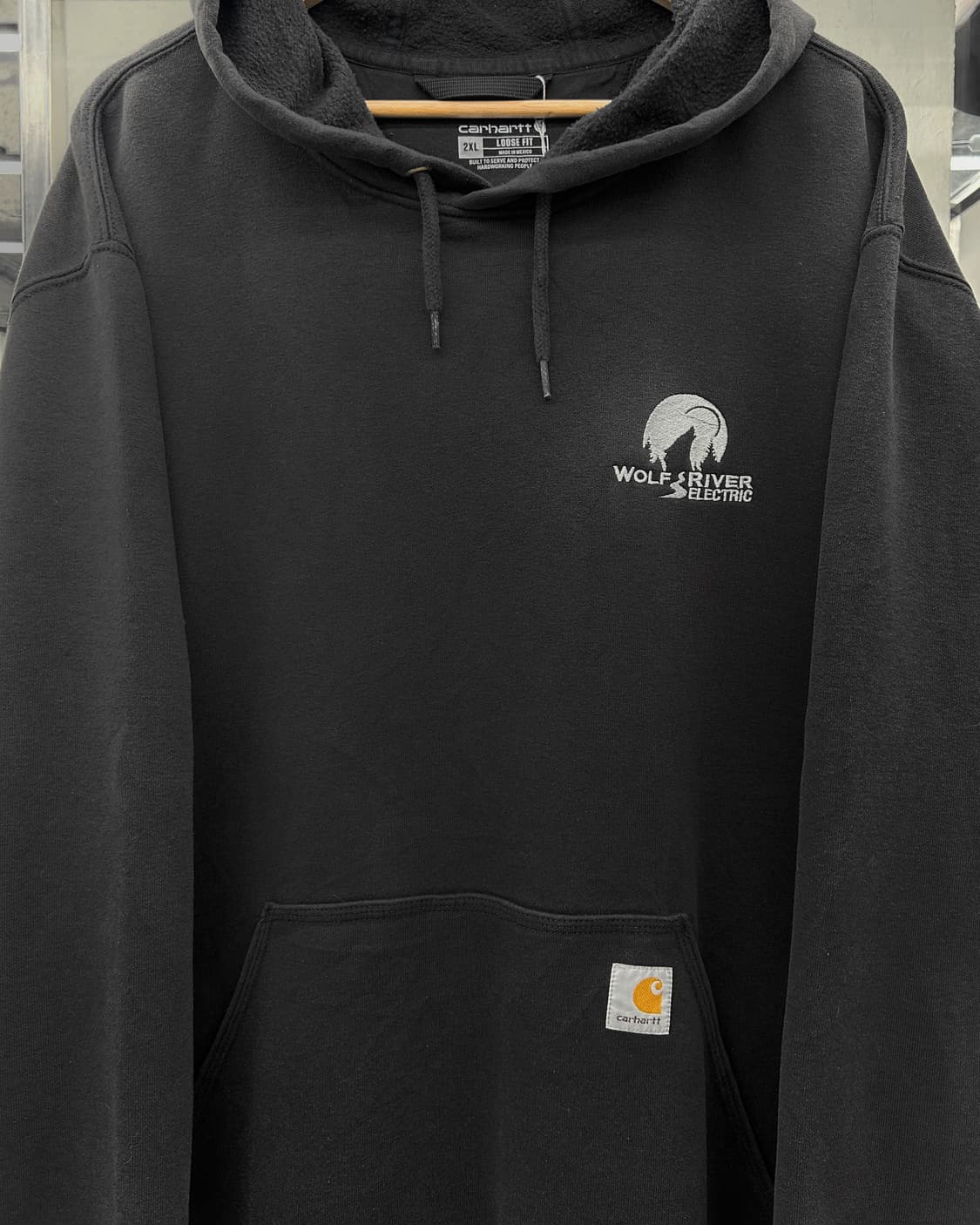 칼하트 WOLF RIVER 울프 리버 루즈핏 스웻 후드티 상품이미지2