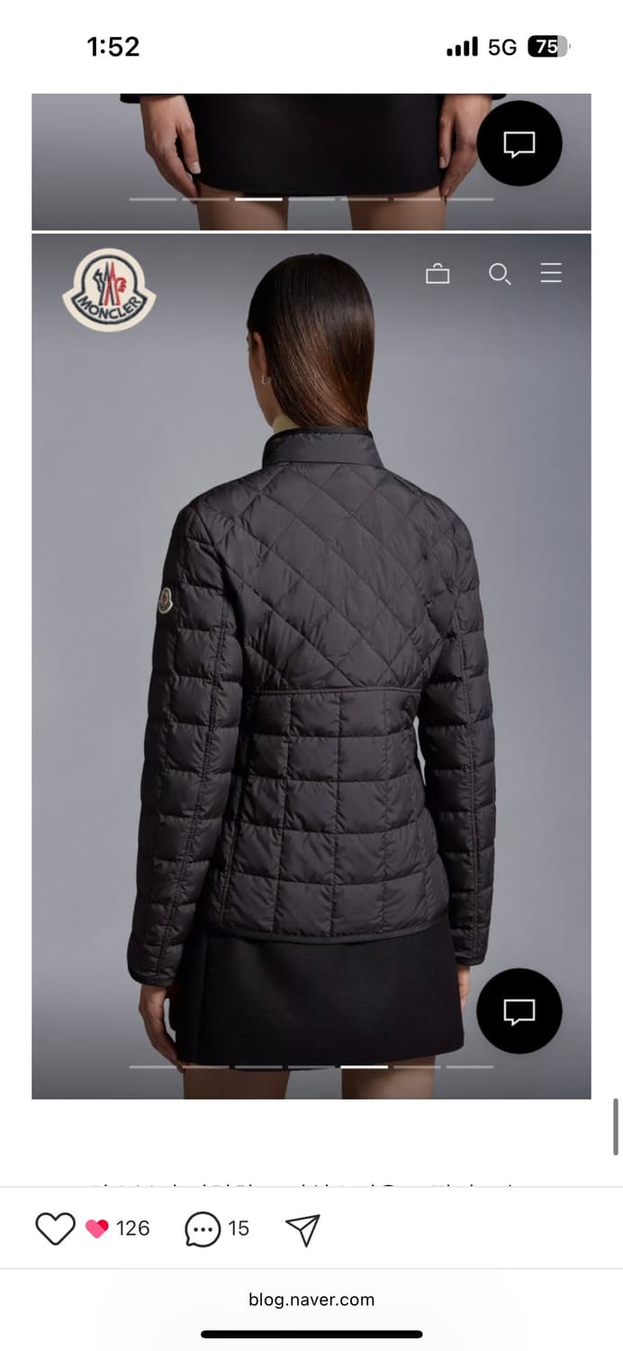 몽클레어 쿠리 쇼트 다운 자켓 상품이미지3