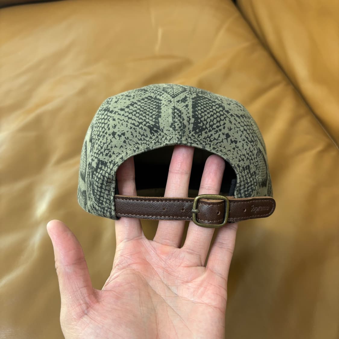 Supreme 슈프림 24ss 스네이크 스킨 캠프캡 모자 (Snake) 상품이미지7