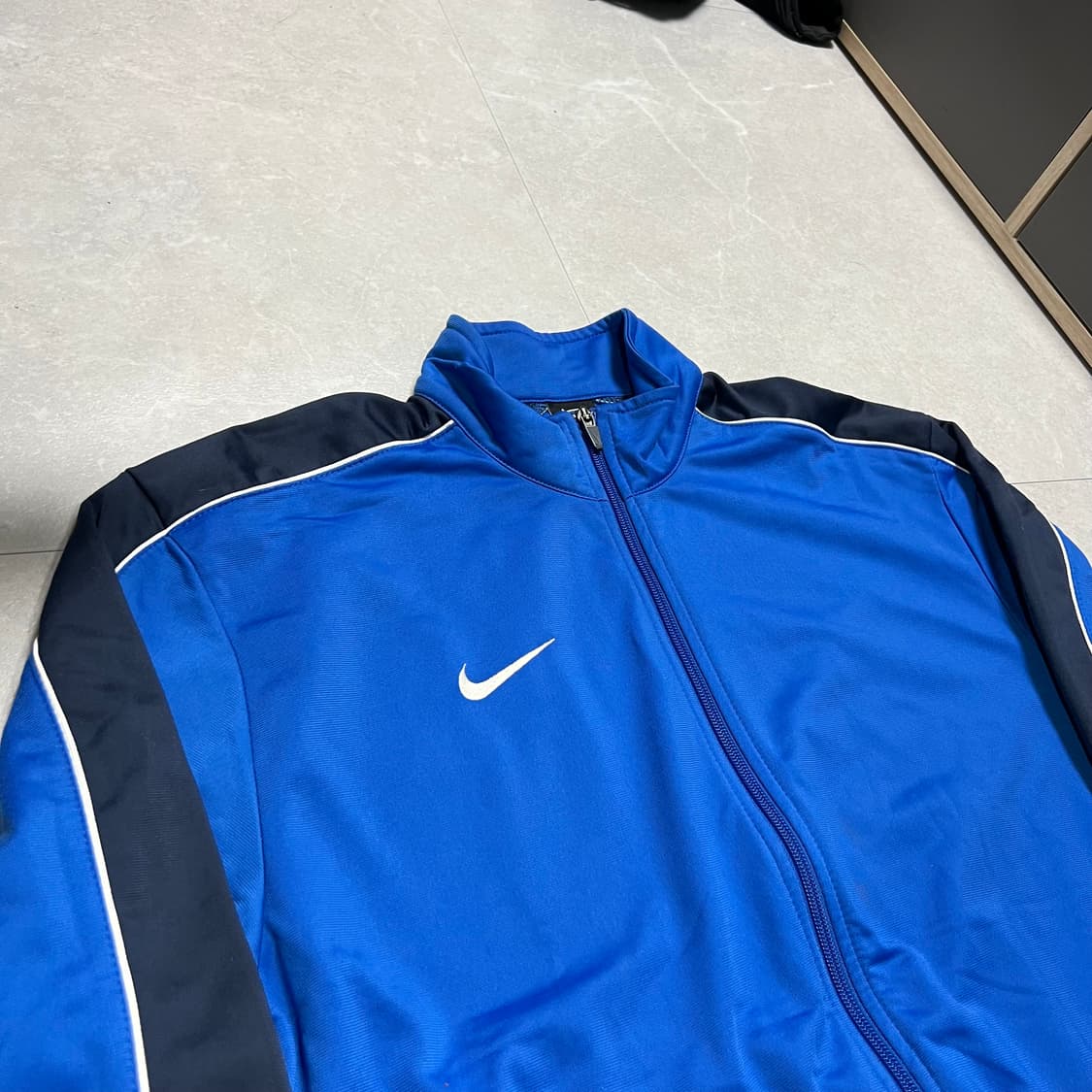 [XL] 00s 나이키 블루 트랙자켓 트랙탑 져지 상품이미지2