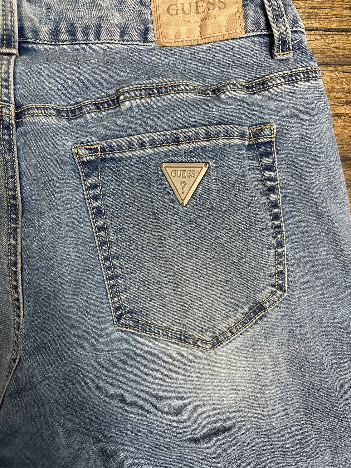 GUESS 게스 연청 빈티지데님 바지 32사이즈 상품이미지4