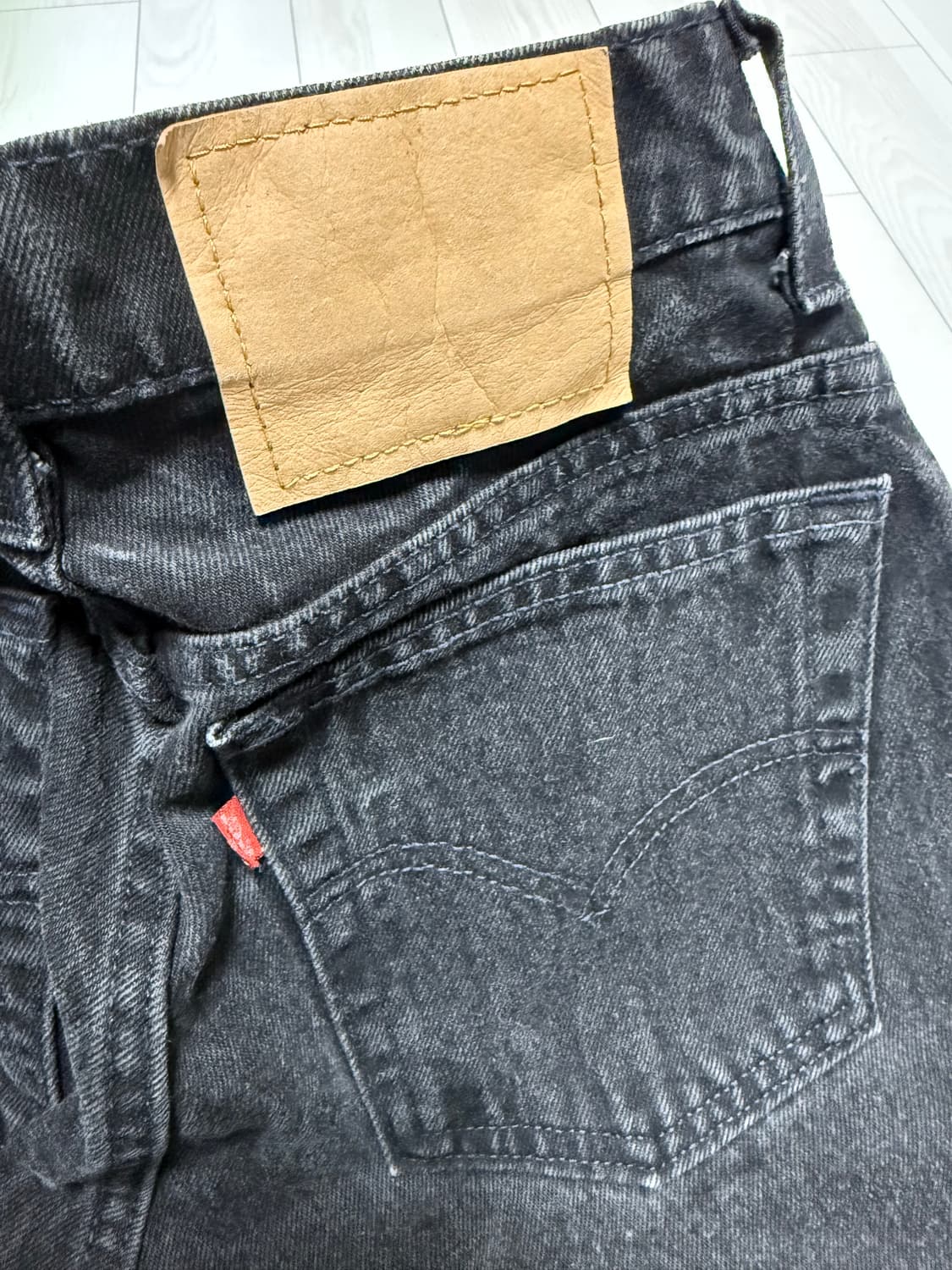 90s 리바이스 우먼 블랙 데님 550 28인치 상품이미지3