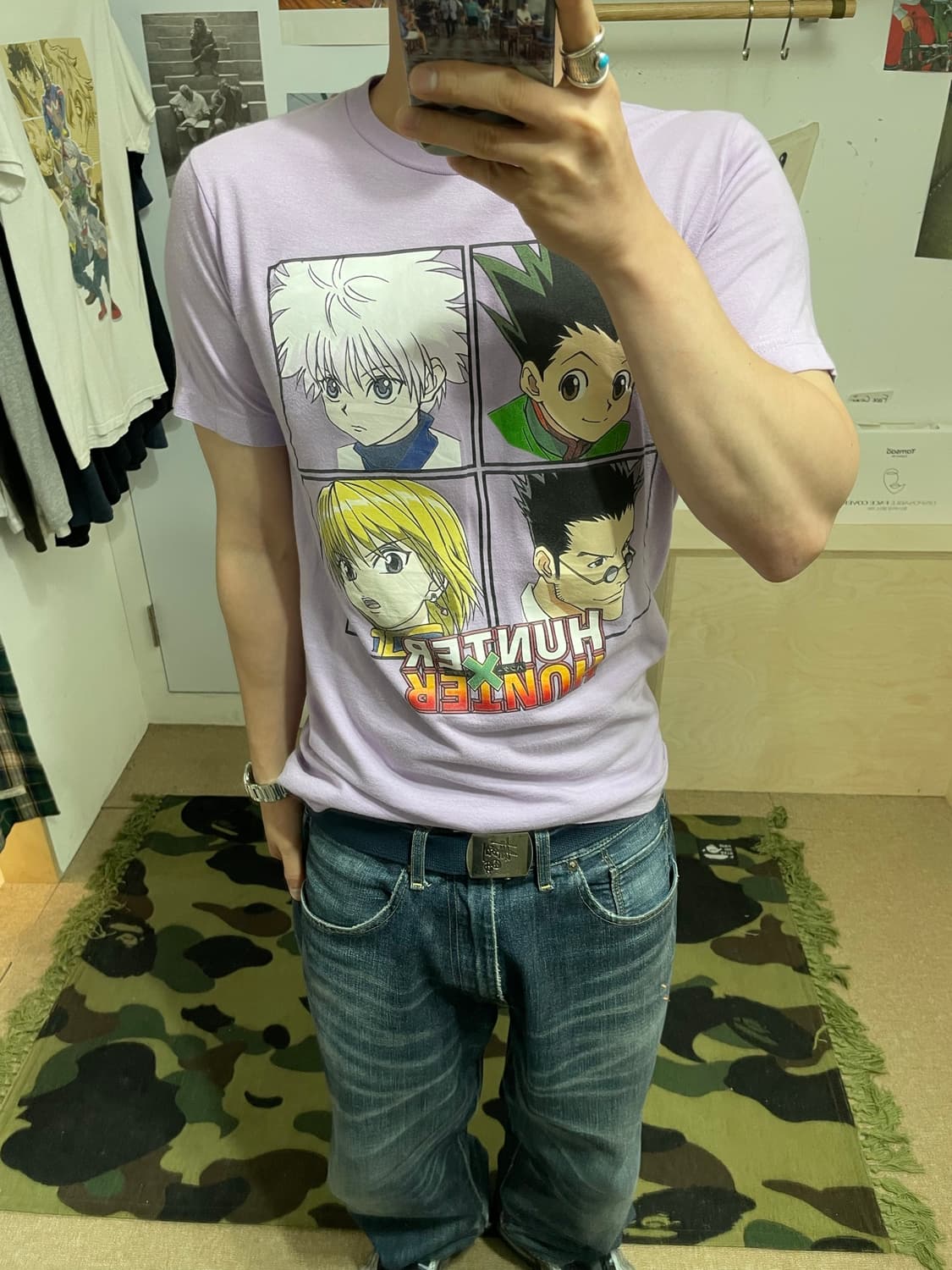 헌터X헌터 오피셜 티셔츠 (S) 상품이미지4