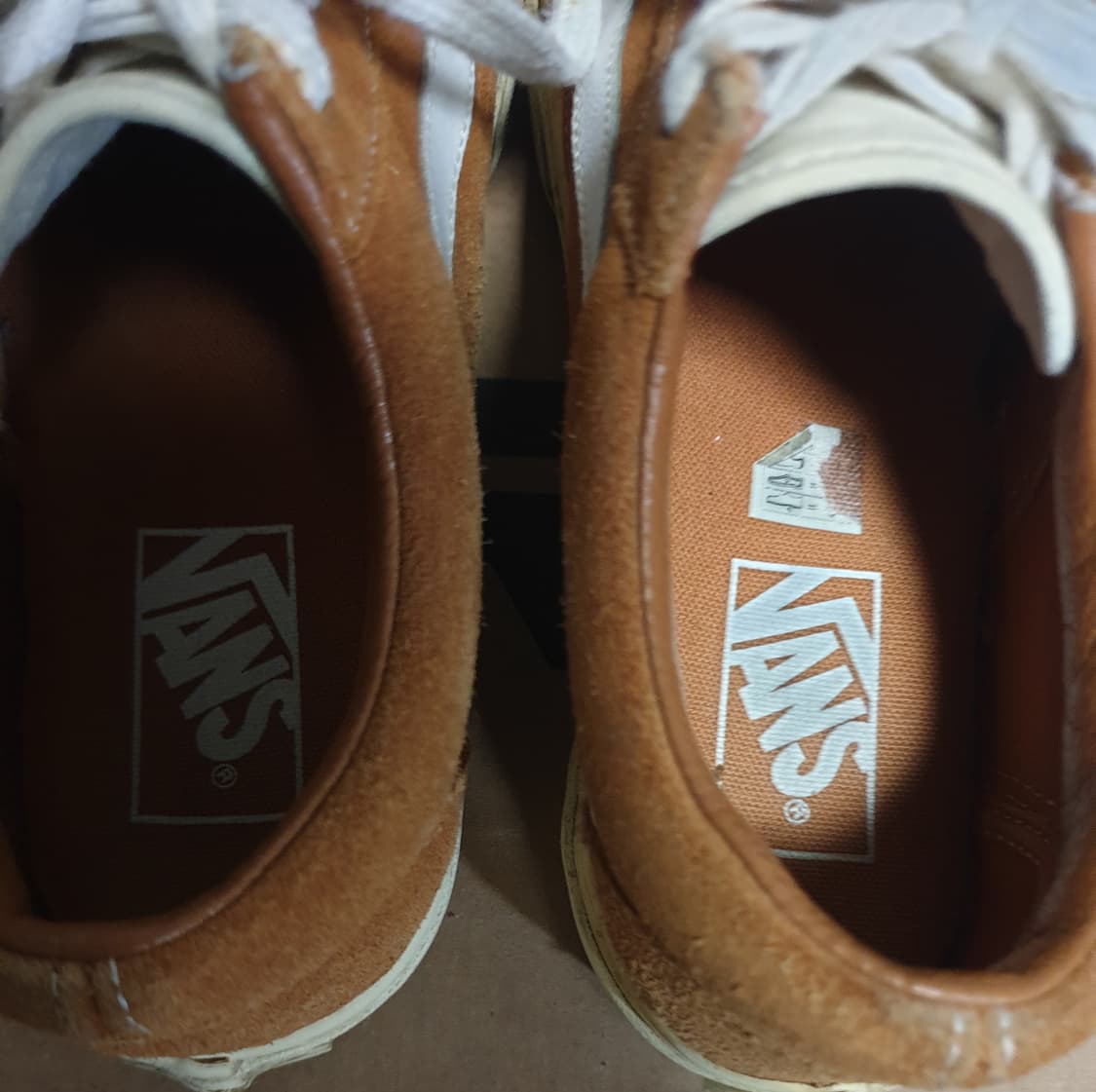 (빈티지) 반스 스웨이드 올드스쿨 로우 스니커즈 브릭 (230) 상품이미지5