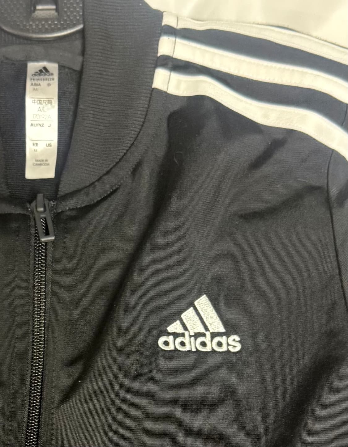 Adidas 3S Track Jacket Black M 상품이미지3