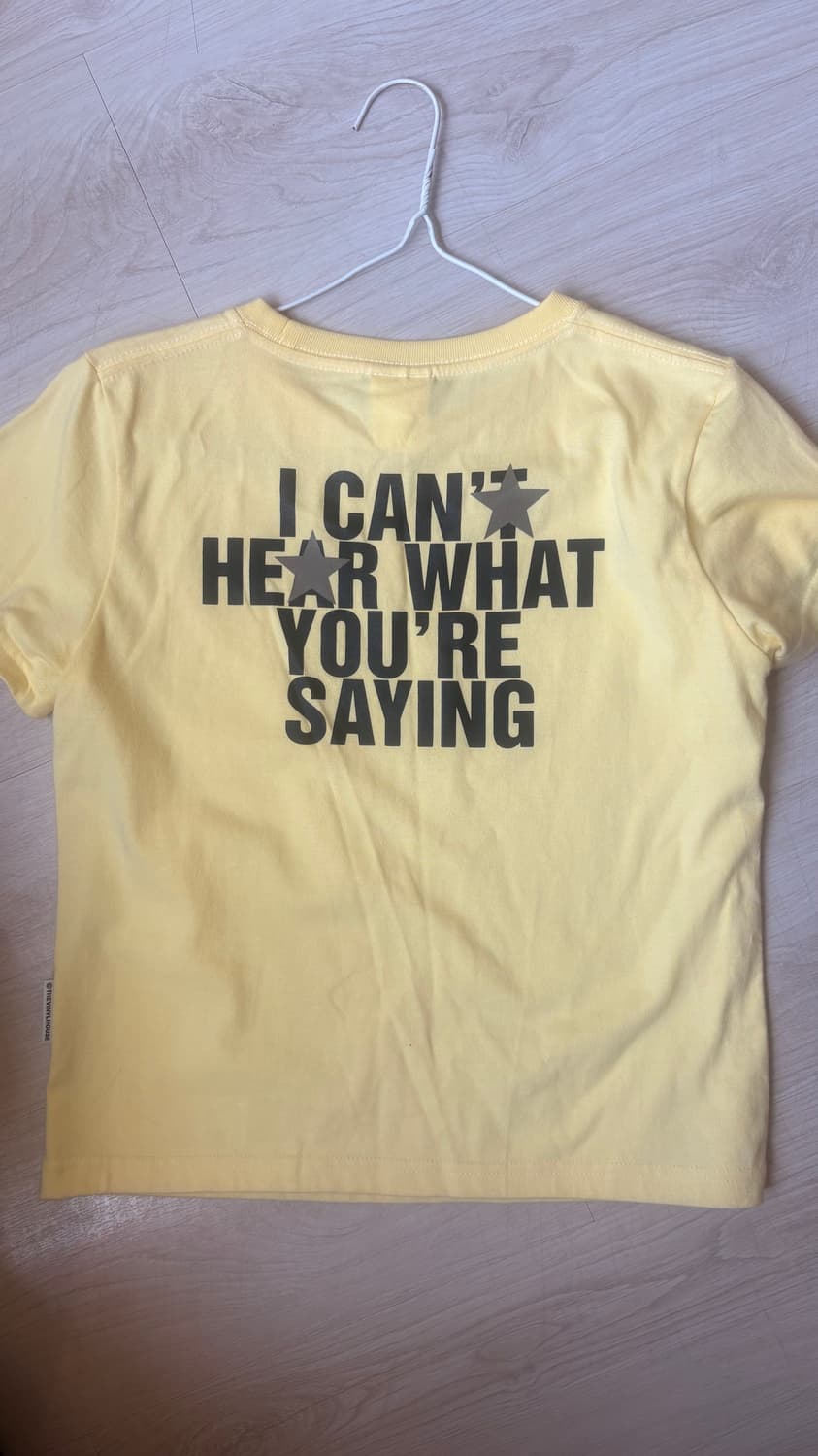 THEVINYLHOUSE star tee yellow C사이즈 상품이미지5